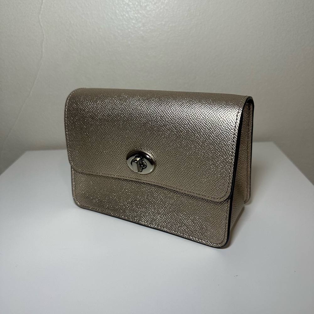 Coach Metallic Gold Clutch